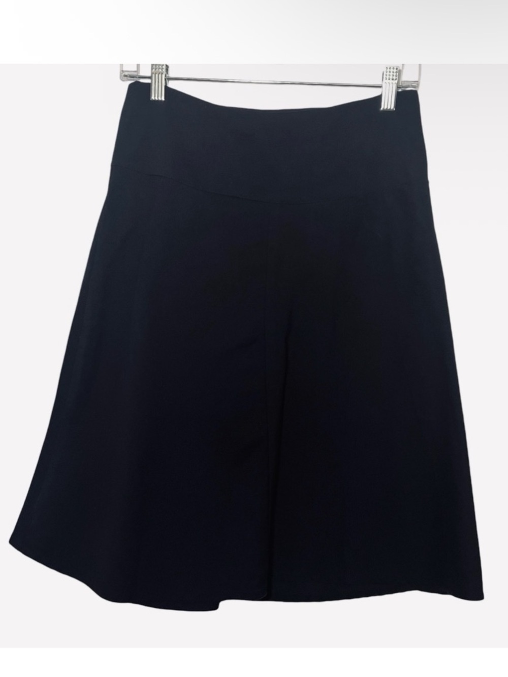 Betabrand Black Work-It A-Line Skort Skirt Small
